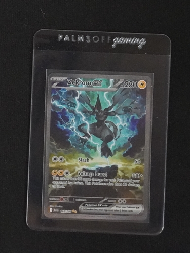 2025 Pokémon TCG #166 Zekrom EX Black Bolt — front