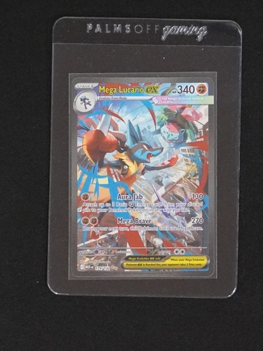 2025 Pokémon Mega Evolutions #179/132 Mega Lucario ex — front