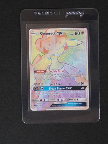 2017 Pokemon SM Lost Thunder #204 Genesect GX — front