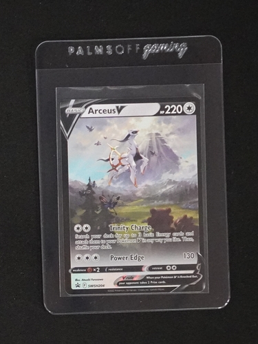 2022 Pokémon TCG SWSH204 Arceus V — front