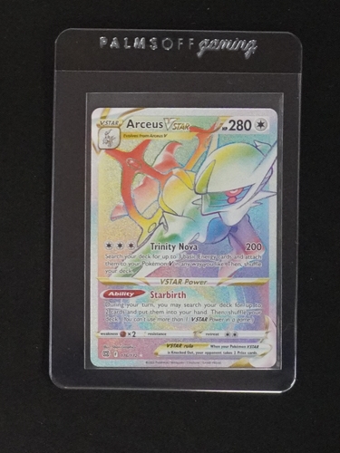 2022 Pokémon TCG Brilliant Stars #176 Arceus VSTAR — front