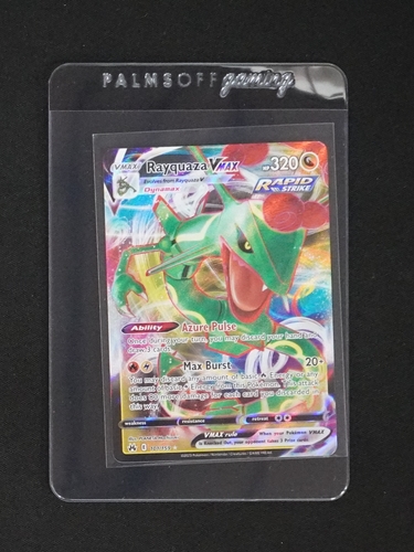 2023 Pokémon Crown Zenith #101 Rayquaza VMAX — front