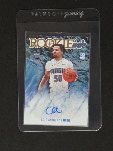 2020-21 Panini Hoops Rookie Ink #RI-CAN Cole Anthony — front