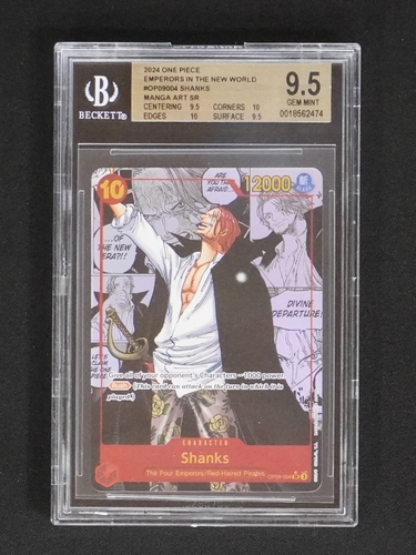 2024 One Piece Emperors in the New World OP09-004 Shanks Manga Art SR — front