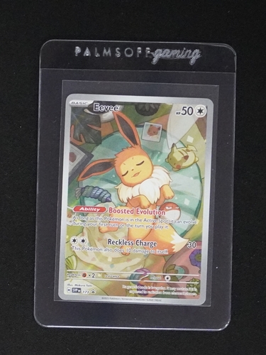 2023 Pokémon Scarlet & Violet #173 Eevee Black Star Promo — front