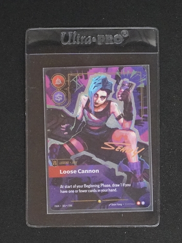 2025 Riftbound #301 Jinx Loose Cannon — front