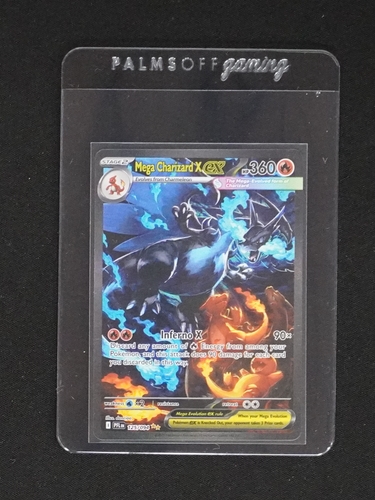 2015 Pokémon Mega Charizard X EX #125 — front