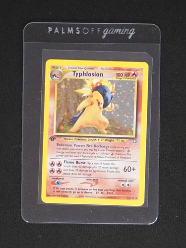 2000 Pokémon Neo Genesis #17 Typhlosion — front