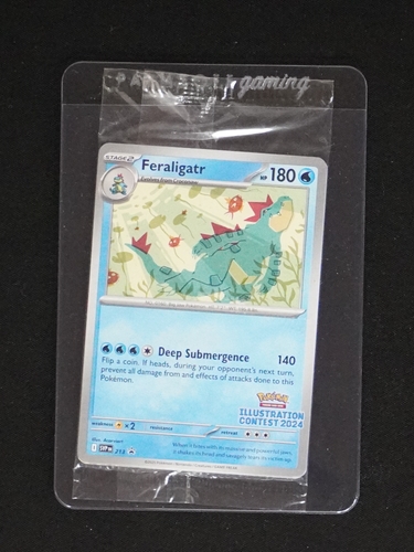 2024 Pokémon Illustration Contest #213 Feraligatr — front