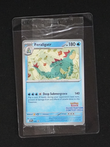 2024 Pokémon Illustration Contest #213 Feraligatr — front