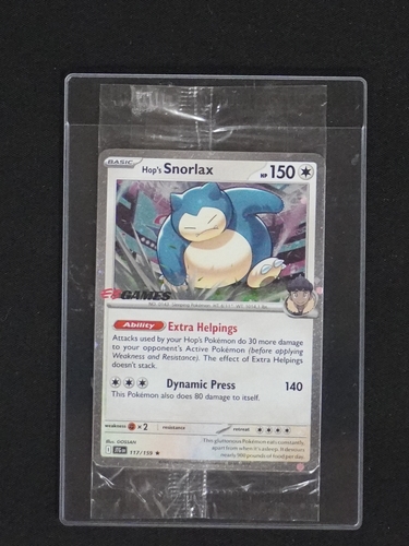 2025 Pokémon Journey Together #117 Hop's Snorlax — front