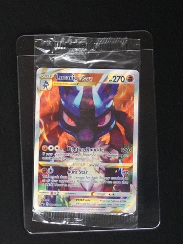 2023 Pokemon TCG Lucario VSTAR #SWSH291 Crown Zenith Promo — front