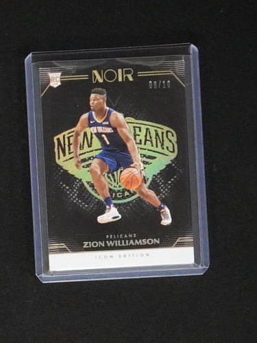 2019-20 Panini Noir #178 Zion Williamson — front