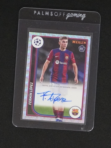 2023-24 Topps Merlin UEFA Club Competitions #AU-FL Fermin Lopez — front