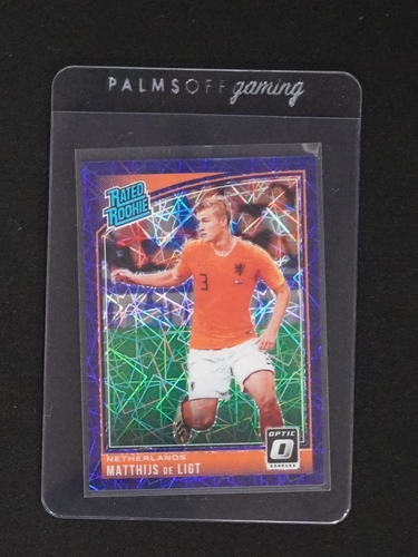 2018 Panini Donruss Optic #195 Matthijs de Ligt Rated Rookie — front