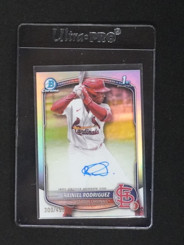 2025 Bowman Chrome #CPA-RR Rainiel Rodriguez — front