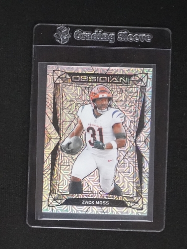 2024 Panini Obsidian #38 Zack Moss — front