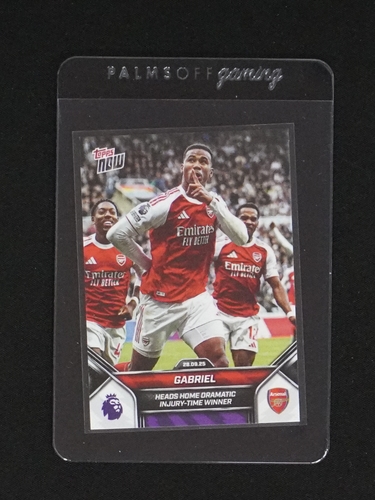 2024 Topps Now #25 Gabriel Arsenal — front