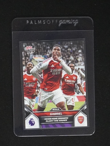 2025 Topps Now #28.09.25 Gabriel Arsenal — front
