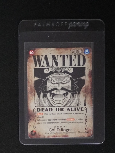 One Piece Card Game OP09-118 Gol.D.Roger Wanted Poster — front