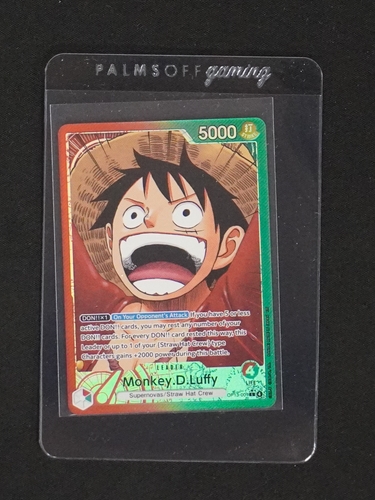 2025 One Piece Card Game OP13-001 Monkey D. Luffy Alternate Art Leader — front