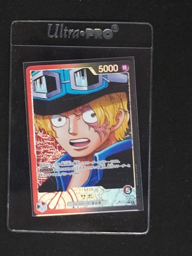One Piece Card Game OP13-004 Sabo Alternate Art Leader — front