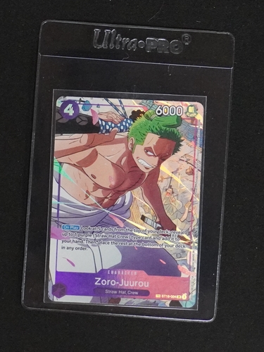 2024 One Piece Card Game ST18-004 Zoro-Juurou — front