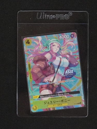 2022 One Piece Card Game P-113 Jewelry Bonney ASIA Promo — front