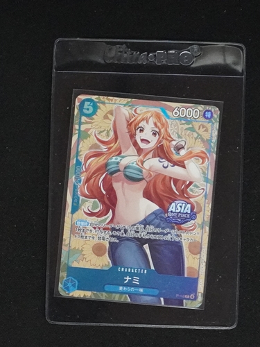 2025 One Piece Card Game P-112 Nami Asia Promo — front