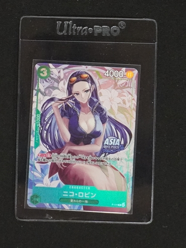 One Piece Card Game 2025 P-111 Nico Robin Asia Promo — front
