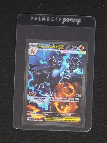 2025 Pokemon Phantasmal Flames Mega Charizard X EX #125 — front