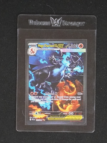 2025 Pokemon Mega Charizard X EX #125/094 Phantasmal Flames — front