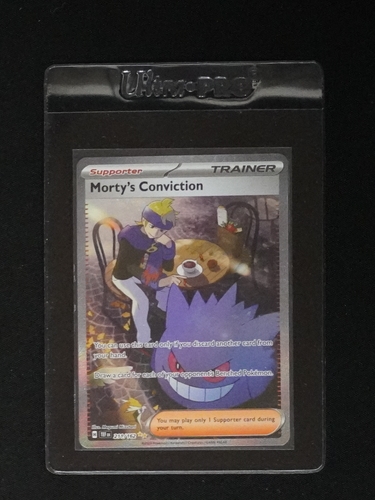 2024 Pokémon #211 Morty's Conviction — front