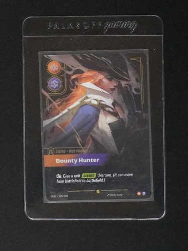 2025 Riftbound #309 Miss Fortune Bounty Hunter — front