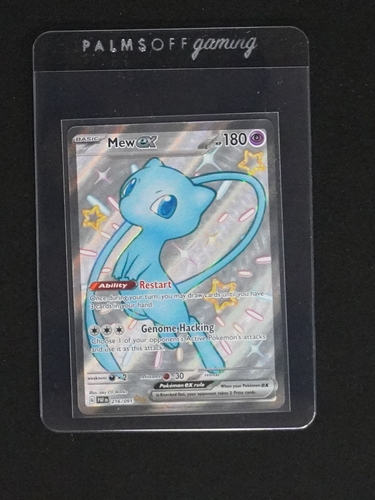 2024 Pokémon SV: Paldean Fates #216 Mew ex — front