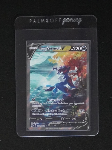 2023 Pokémon Crown Zenith #GG51 Hisuian Samurott V — front