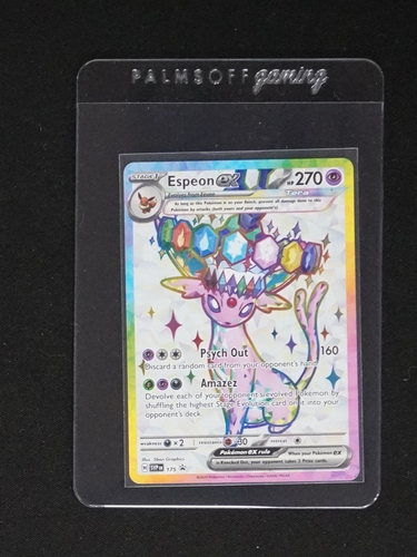 2022 Pokémon SV Scarlet & Violet #175 Espeon EX — front