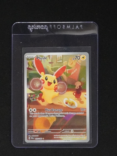 2023 Pokémon SV04: Paradox Rift #193 Plusle Illustration Rare — front