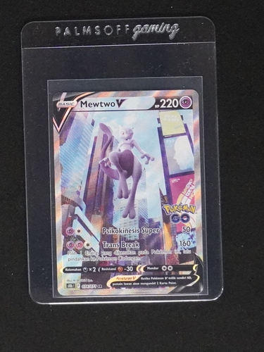 2022 Pokémon GO #072 Mewtwo V — front