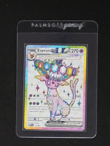 2025 Black Star Promo #175 Espeon ex — front