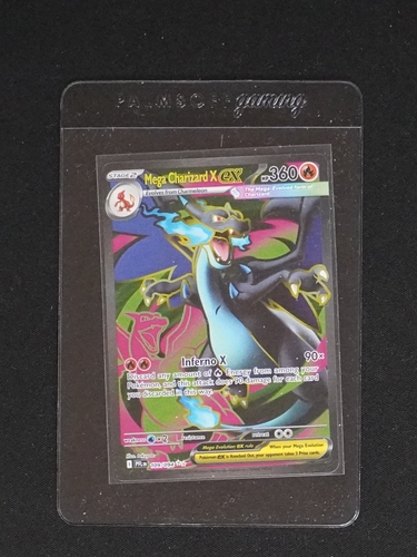 2025 Pokémon TCG Mega Charizard X EX 109/094 Phantasmal Flames — front