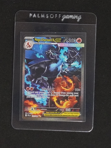 Mega Charizard X ex 125/094 Phantasmal Flames — front