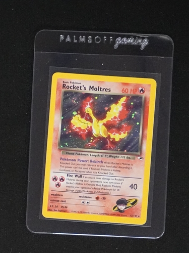 2000 Pokémon Gym Heroes #12 Rocket's Moltres — front