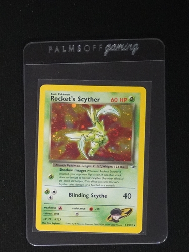 1999 Pokémon Gym Heroes #13 Rocket's Scyther — front