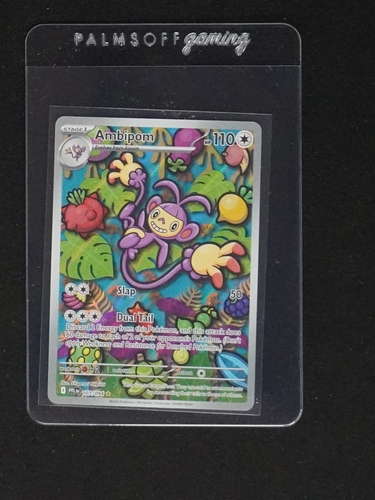 2023 Pokémon TCG ME02 #107 Ambipom Phantasmal Flames Illustration Rare — front