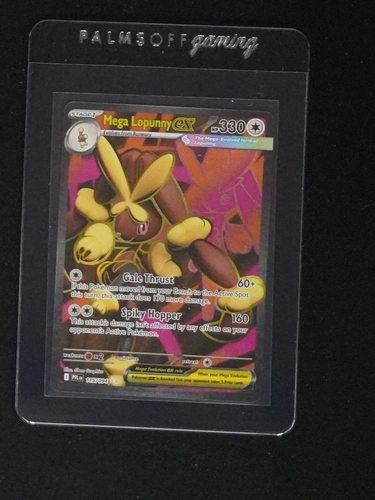 2025 Pokémon Phantasmal Flames #115 Mega Lopunny EX — front