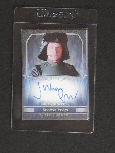 2015 Topps Star Wars Masterwork Julian Glover as General Veers Autograph — front