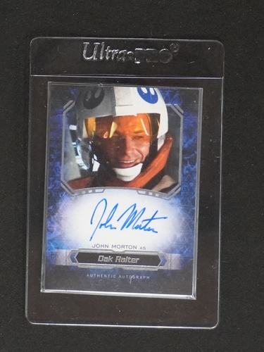 2016 Topps Star Wars Masterwork John Morton as Dak Ralter Autograph — front