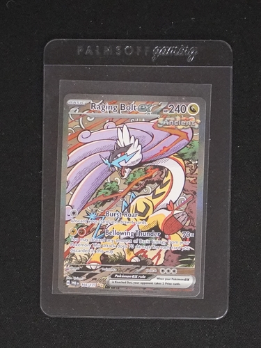 2025 Pokémon TCG Prismatic Evolutions #166 Raging Bolt ex — front