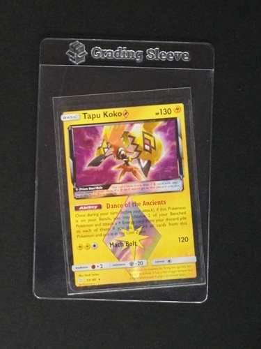 2019 Pokemon Sun & Moon Team Up #51 Tapu Koko Prism Star — front